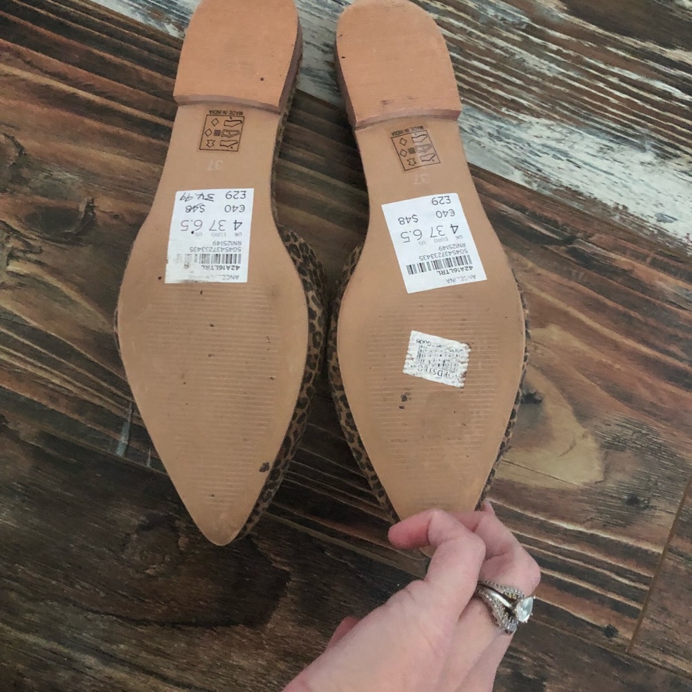 Top Shop leopard mules